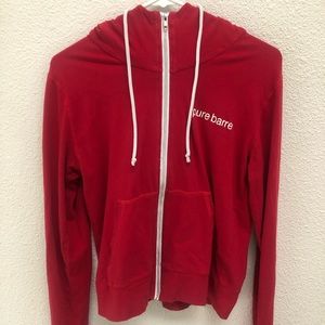 Red Pure Barre Hoodie